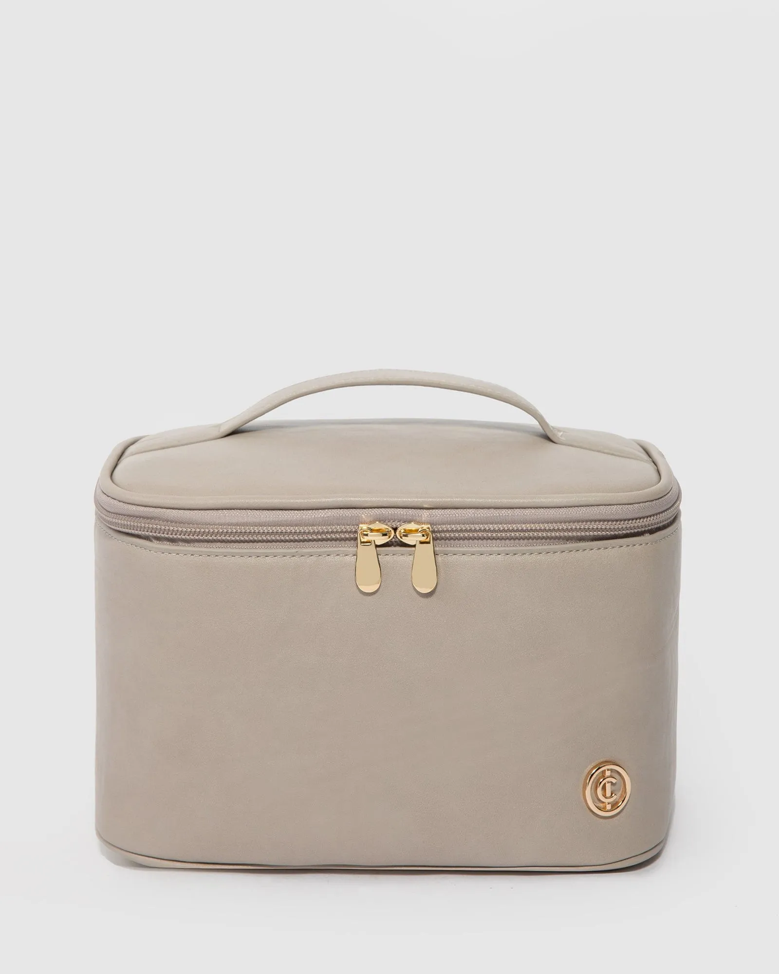 Taupe Harper Top Handle Lunch Bag sold by Collete Hayman