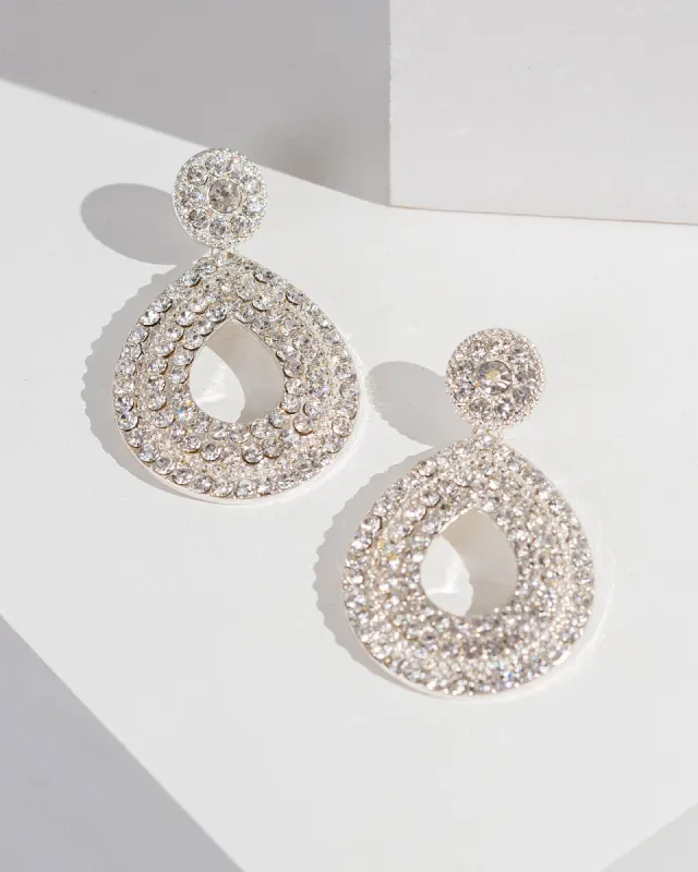 Crystal Beaded Tear Drop Earrings sold by Collete Hayman