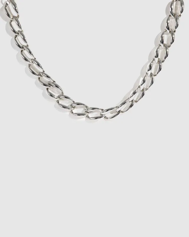 Silver Chunky Chain Necklace sold by Collete Hayman