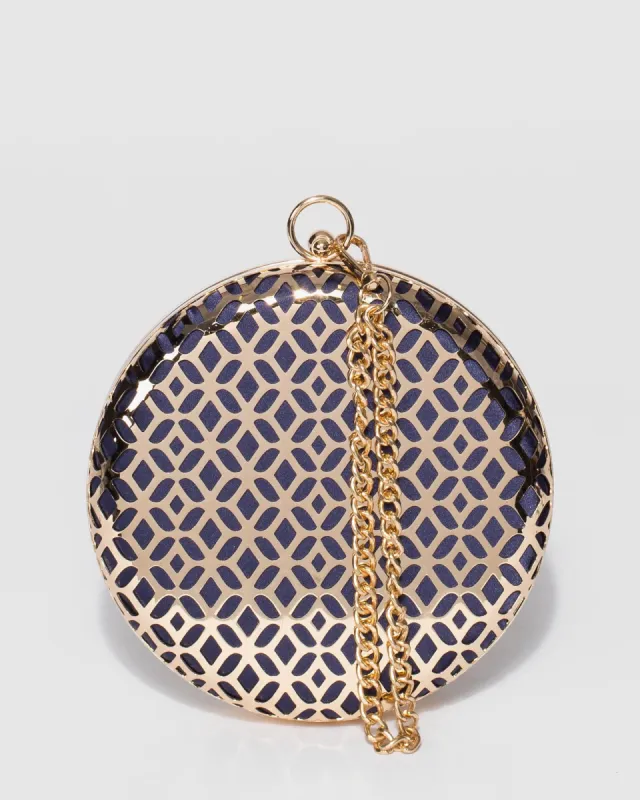 Gold Yuki Metal Clutch Bag sold by Collete Hayman