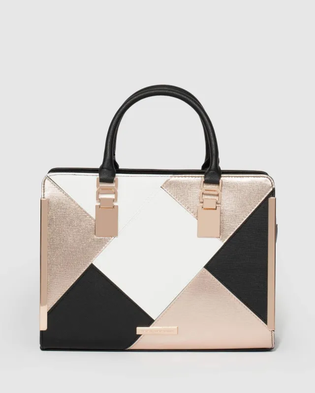 Multi Colour June Panel Tote Bag sold by Collete Hayman