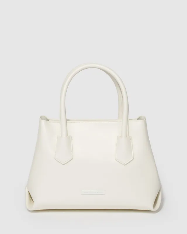 White Tamia Tote Bag sold by Collete Hayman