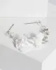 White Floral Leafy Clip Headband sold by Collete Hayman