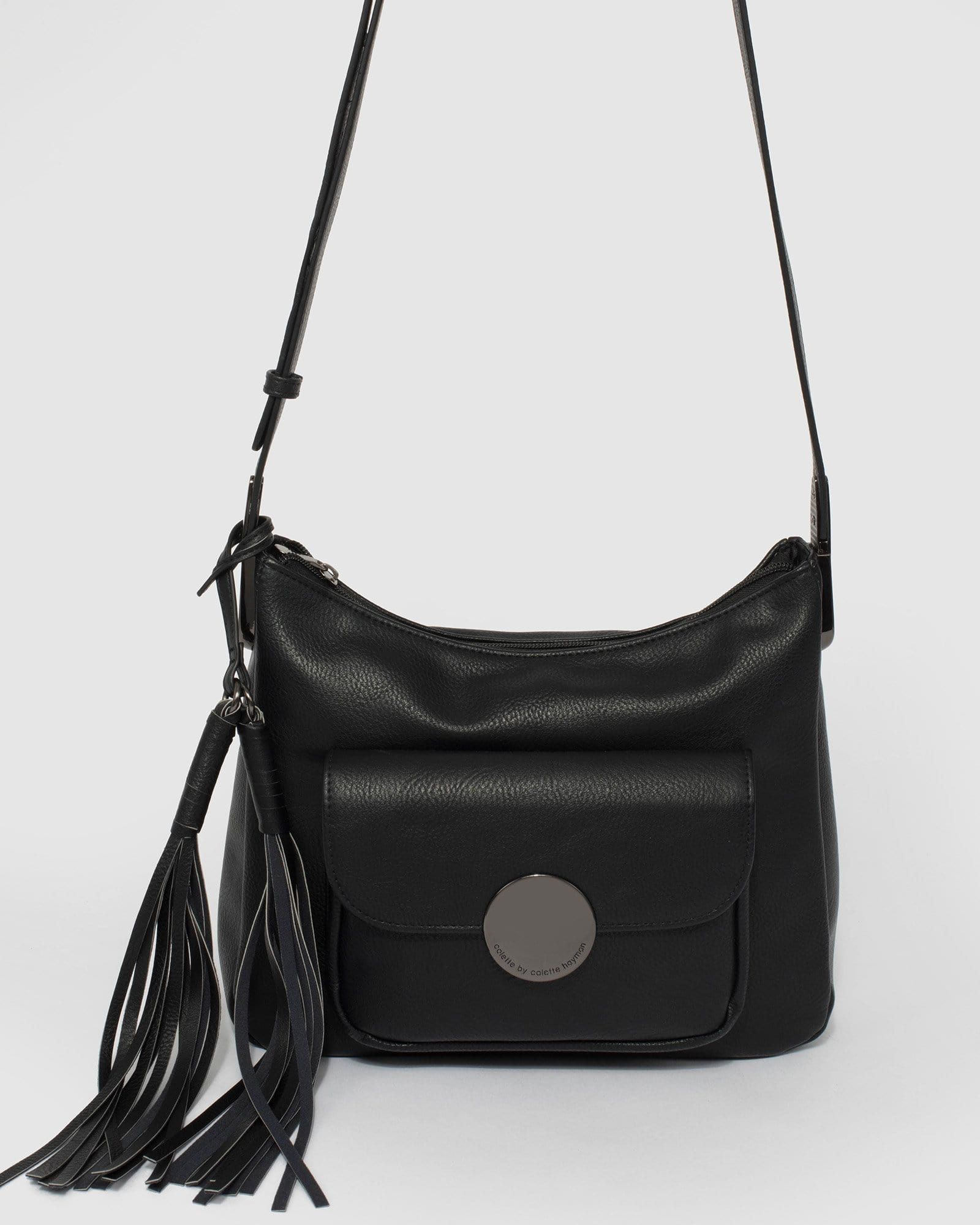 Black Hadley Cross Body Bag sold by Collete Hayman