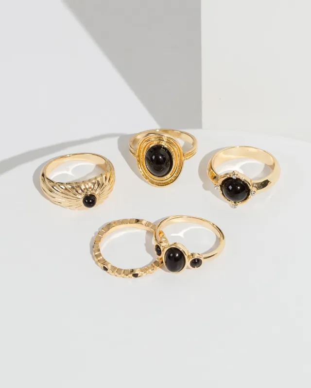 Black Dome Ring Pack sold by Collete Hayman