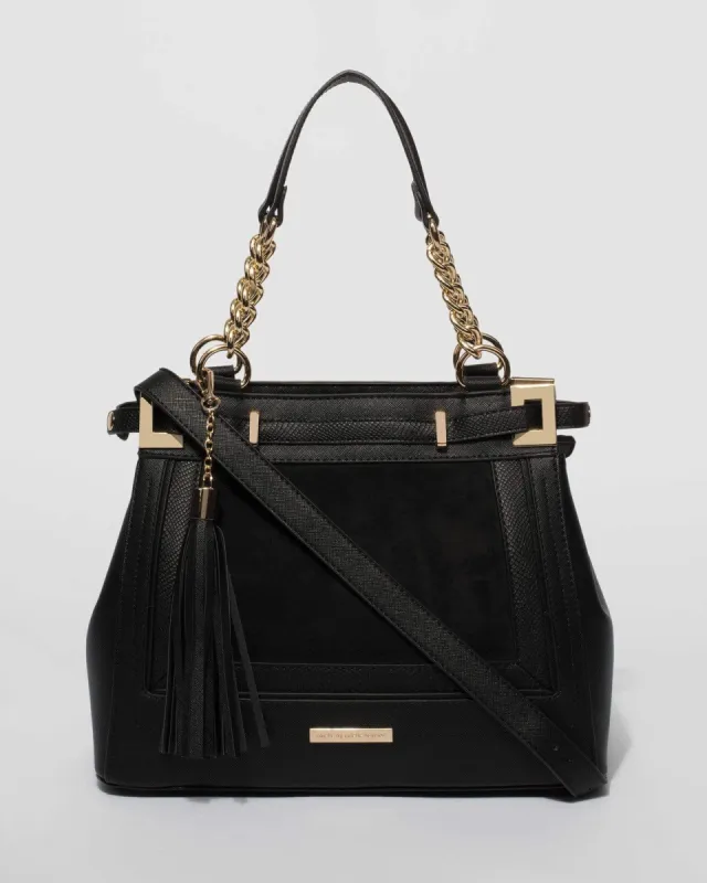 Black Zoe Multi Tote Bag sold by Collete Hayman