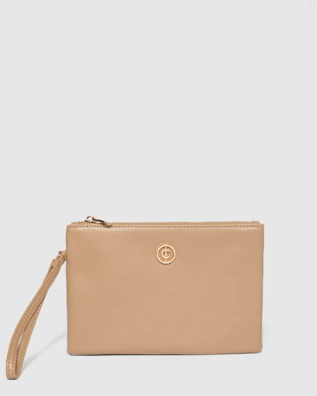 Ellie Nude Wristlet Purse sold by Collete Hayman