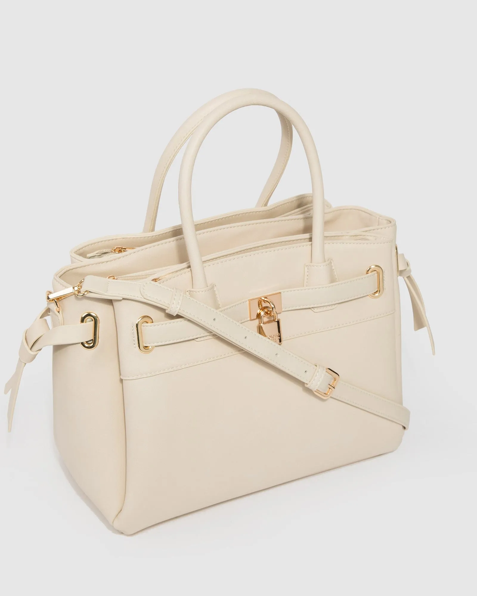 Ivory Elora Tie Tassel Tote Bag sold by Collete Hayman product image thumbnail 4