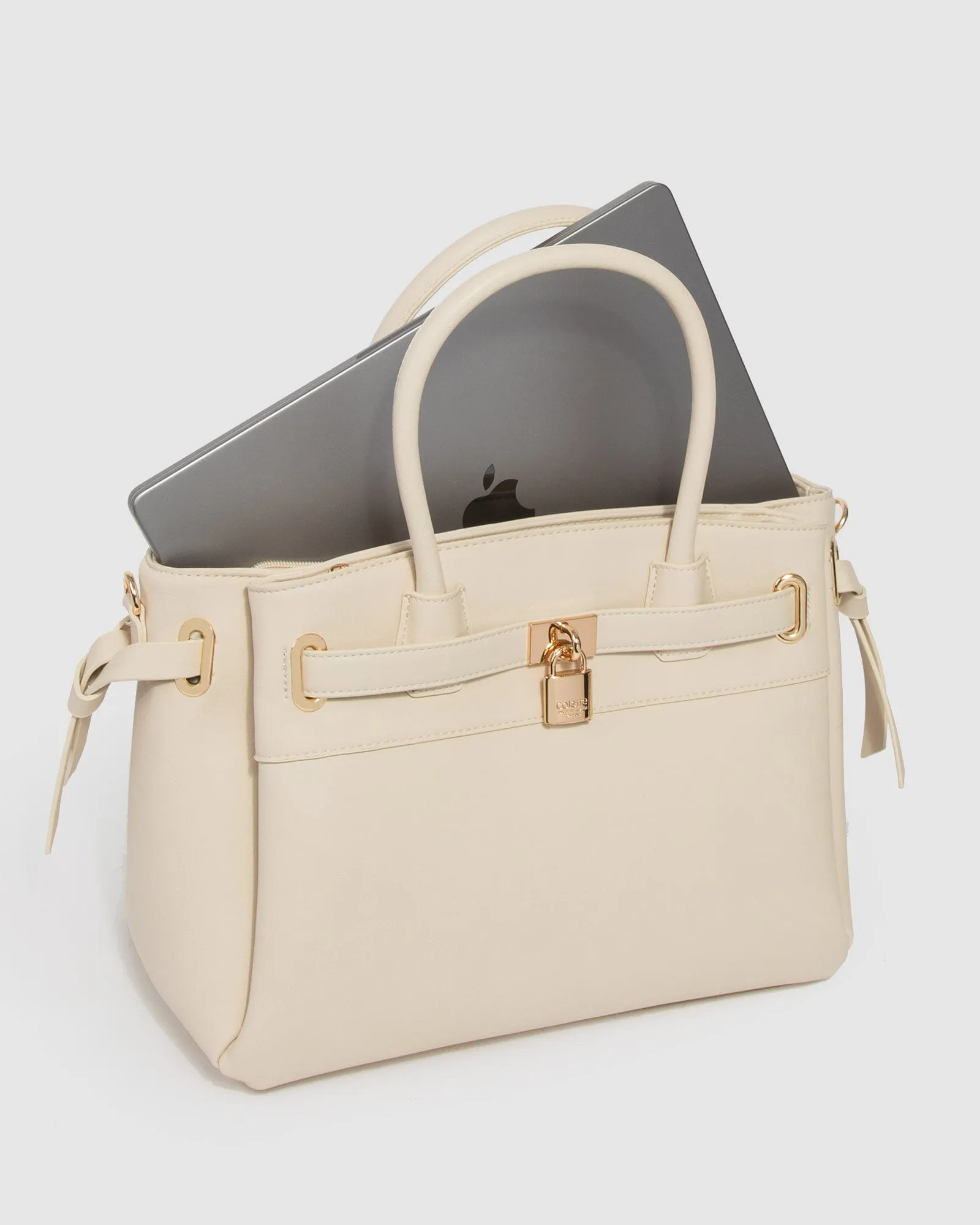 Ivory Elora Tie Tassel Tote Bag sold by Collete Hayman product image thumbnail 3