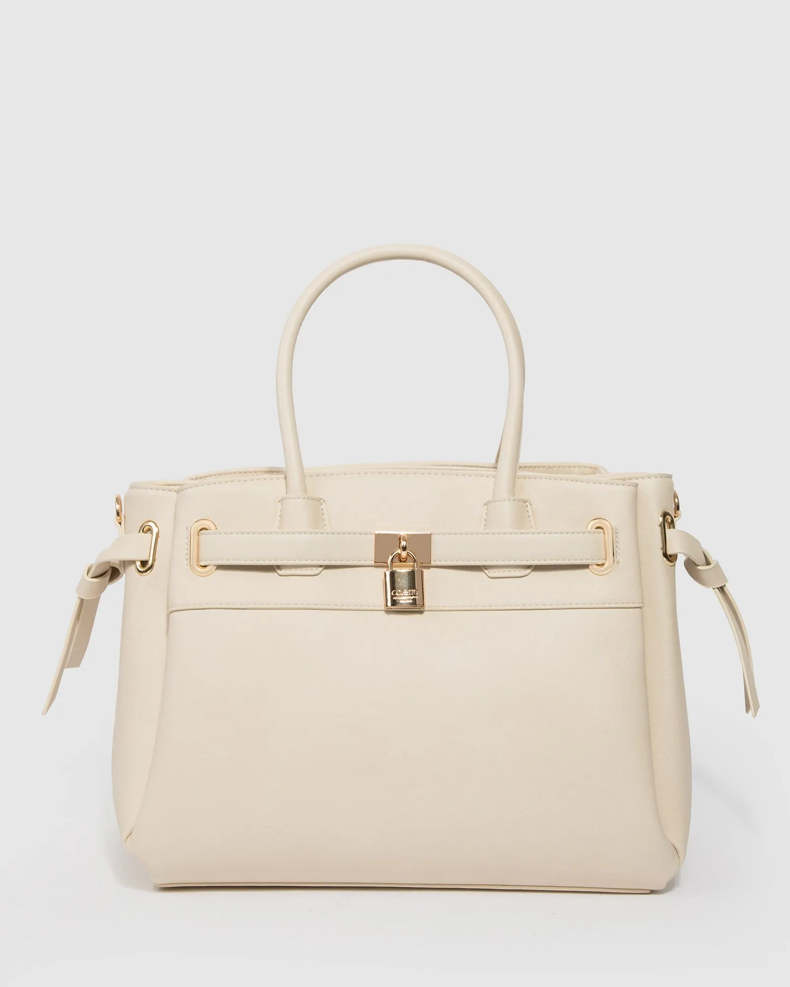 Ivory Elora Tie Tassel Tote Bag sold by Collete Hayman