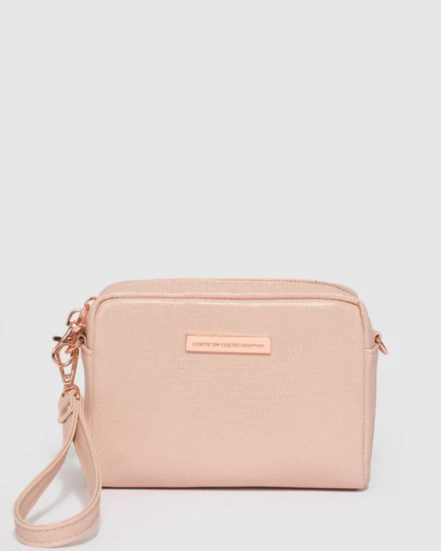 Suri Rose Gold Crossbody Bag sold by Collete Hayman
