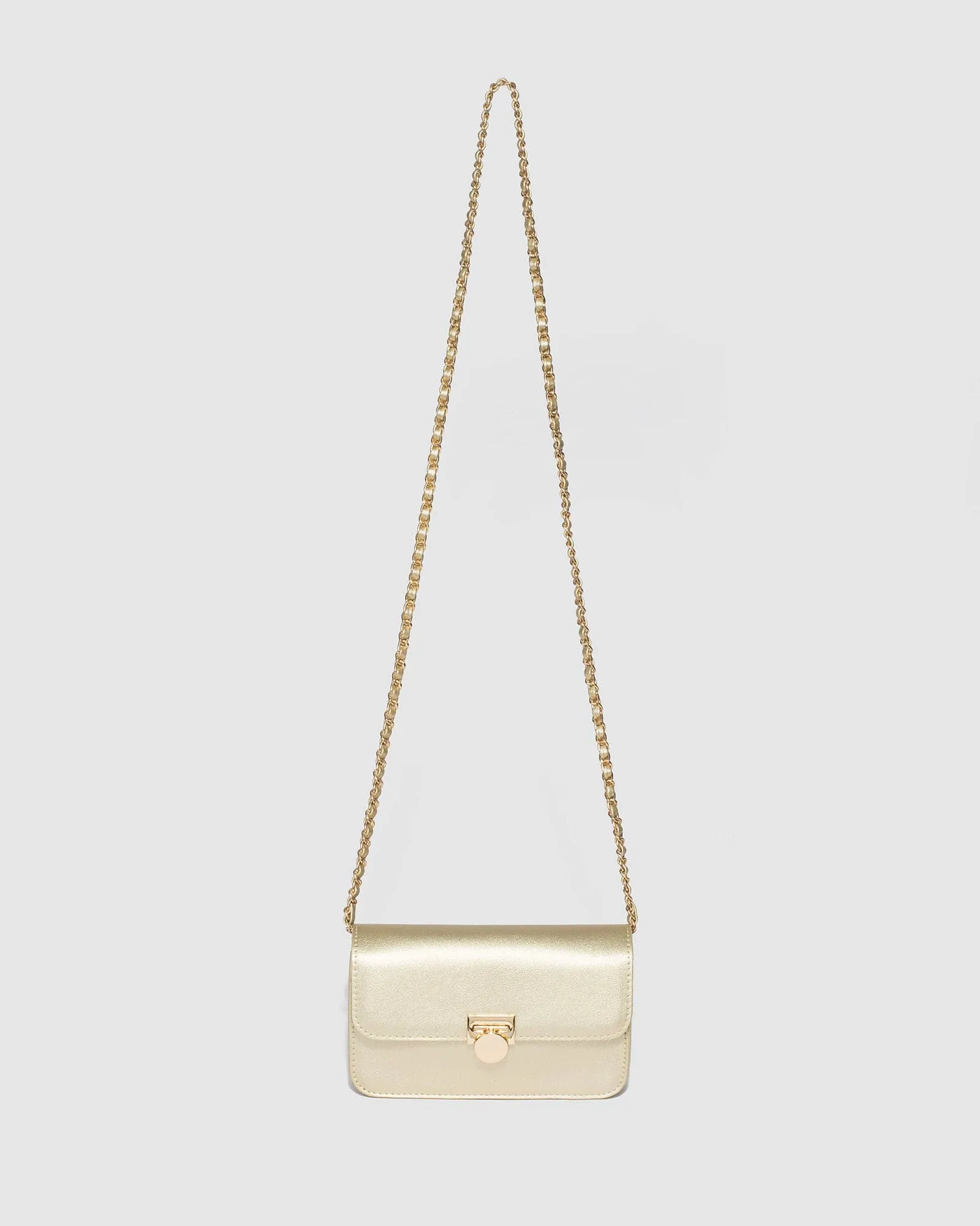 Gold Eboni Hardware Crossbody Bag sold by Collete Hayman product image thumbnail 4