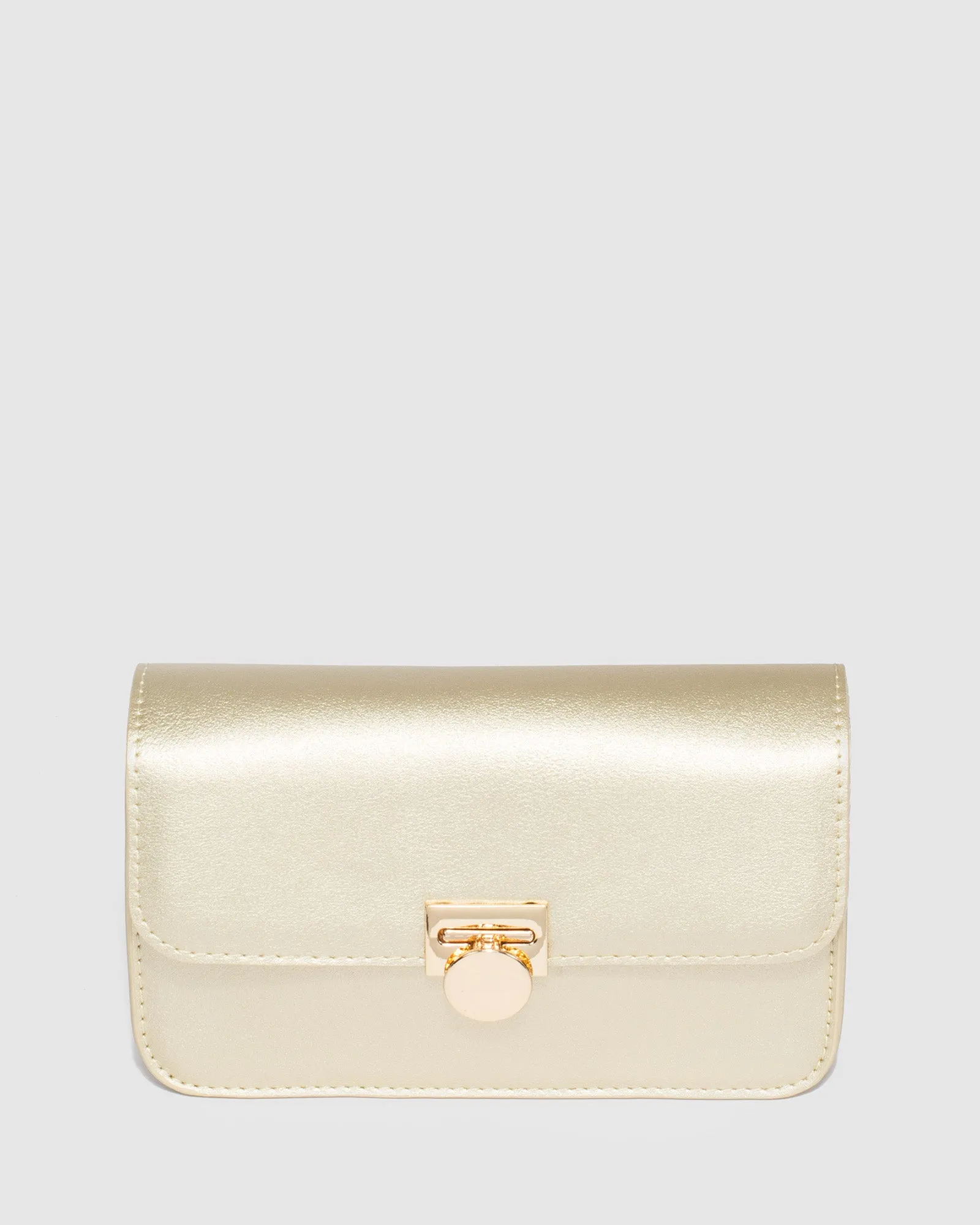 Gold Eboni Hardware Crossbody Bag sold by Collete Hayman