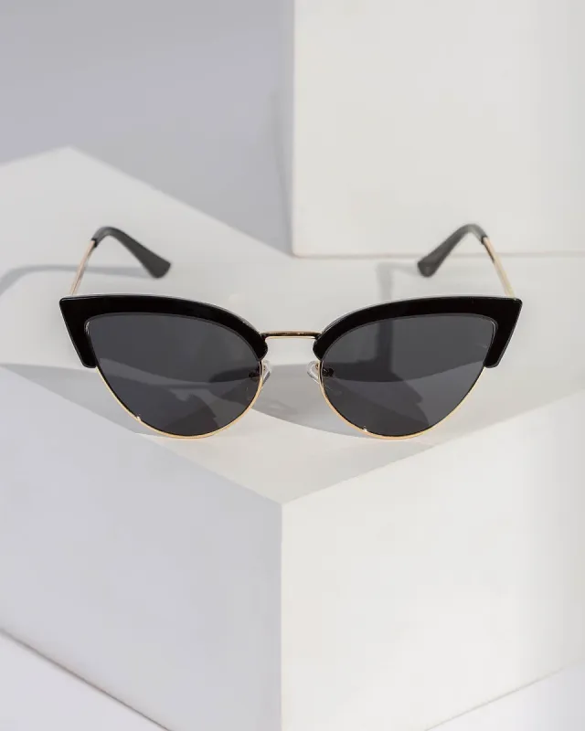 Black Browline Sunglasses sold by Collete Hayman