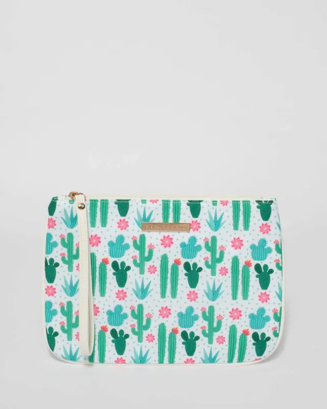 Cactus Canvas Wristlet sold by Collete Hayman