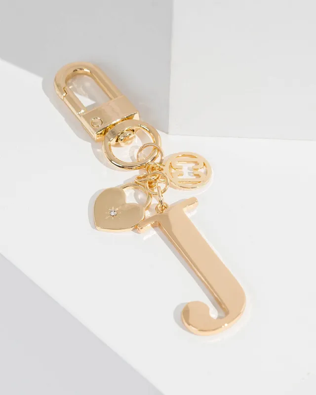 J - Initial Bag Charm Locket sold by Collete Hayman
