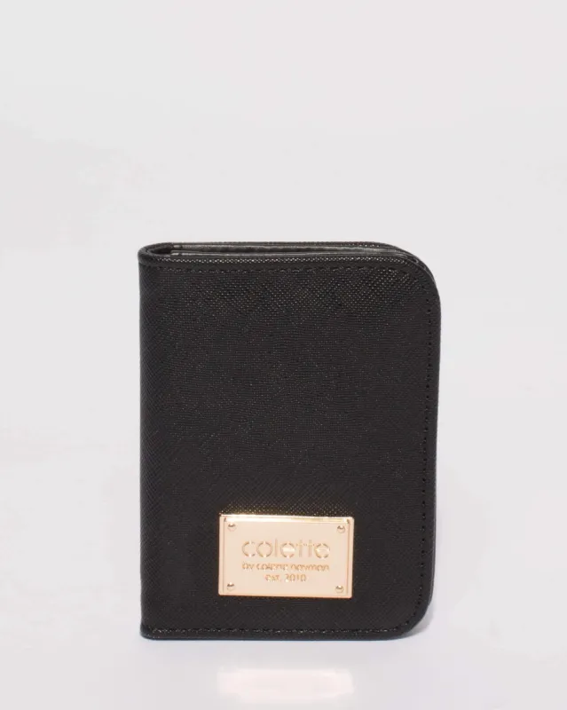Black And Gold Est Credit Card Purse sold by Collete Hayman