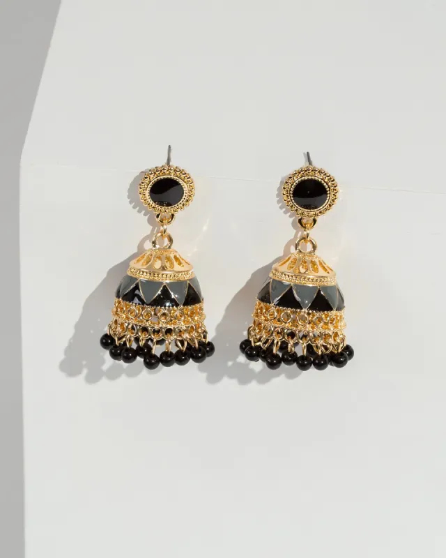 Black Beaded Earrings sold by Collete Hayman