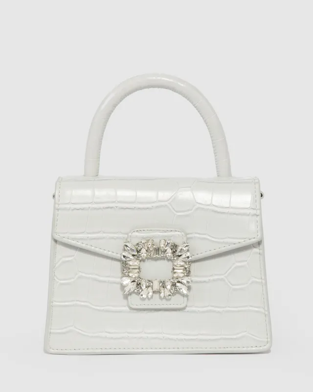 Grey Eleanor Top Handle Bag sold by Collete Hayman