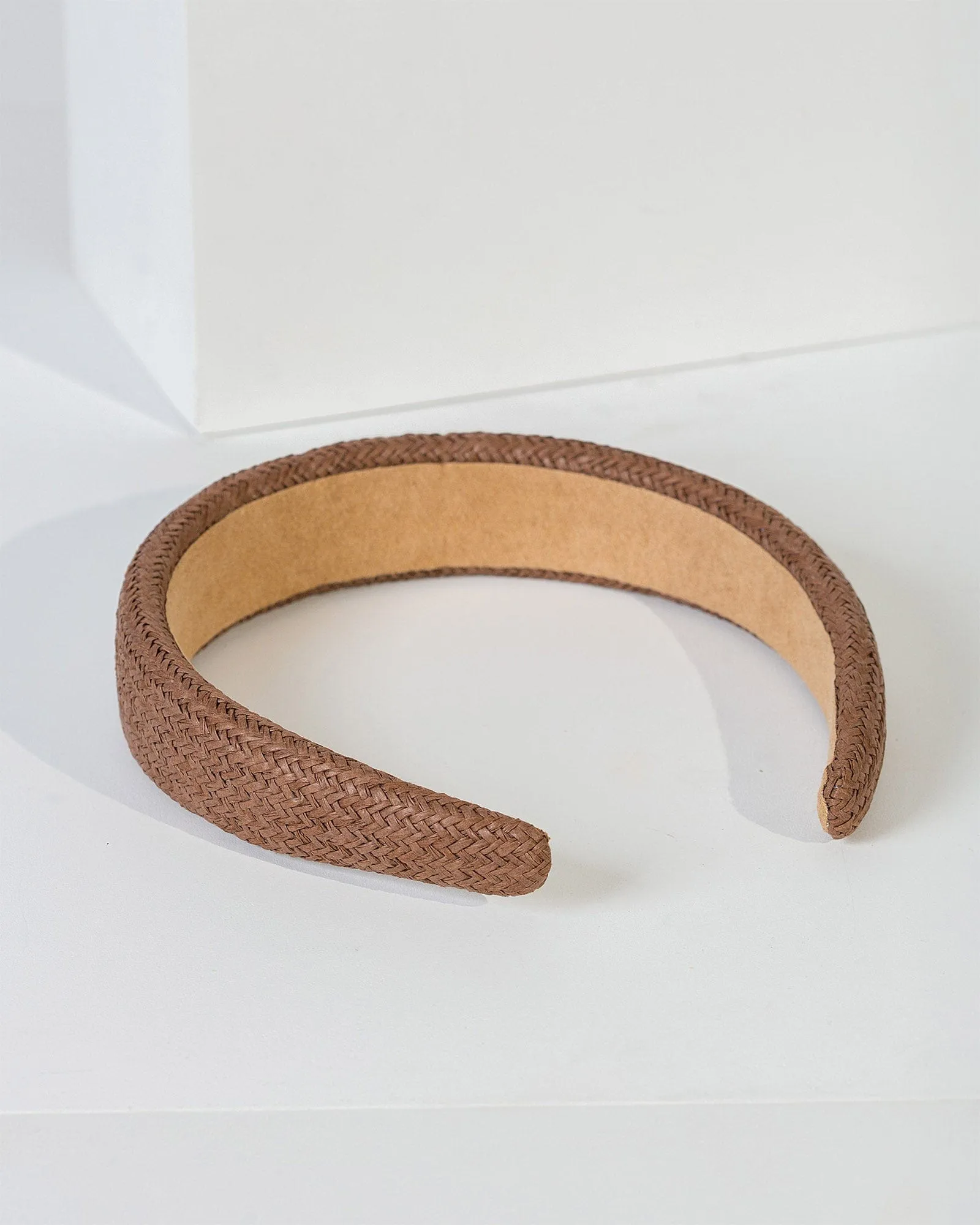 Brown Raffia Look Headband sold by Collete Hayman product image thumbnail 2