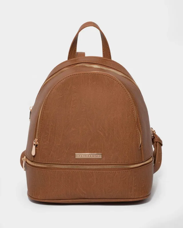 Tan Bridget Backpack sold by Collete Hayman