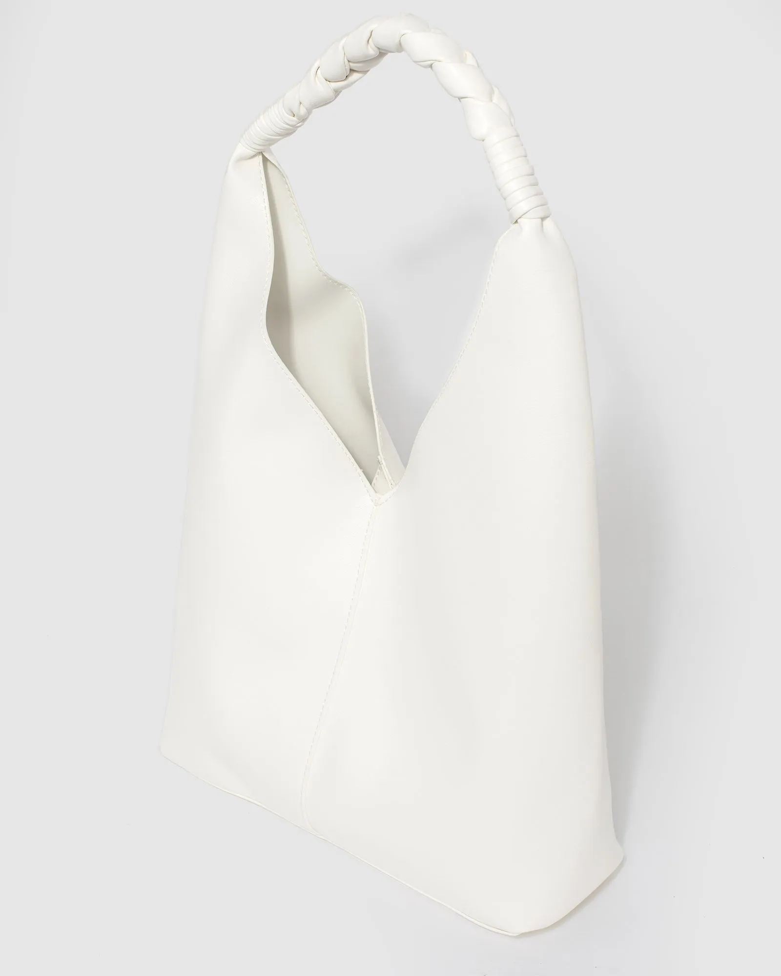White Ophelia Slouch Bag sold by Collete Hayman product image thumbnail 4