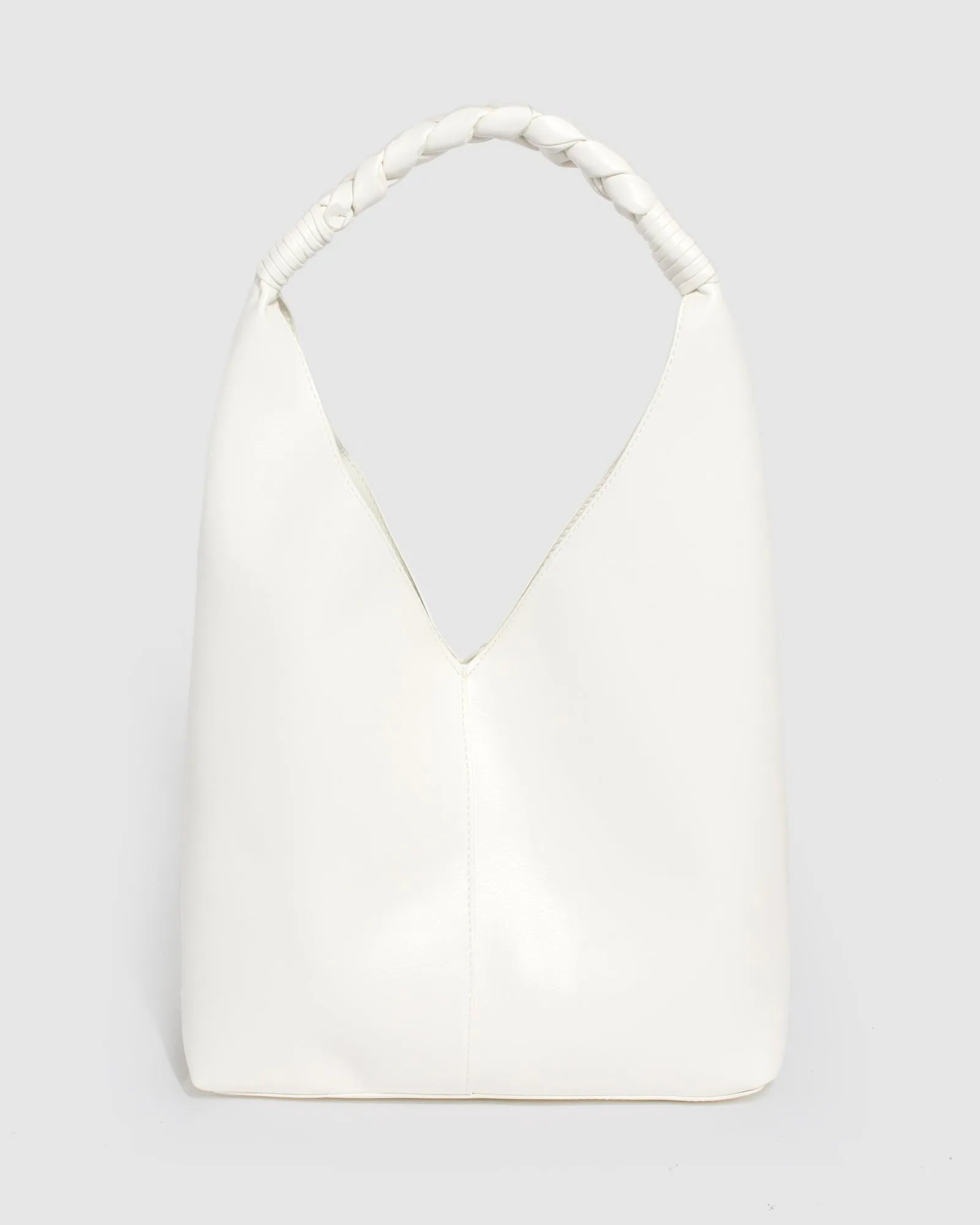 White Ophelia Slouch Bag sold by Collete Hayman product image thumbnail 3