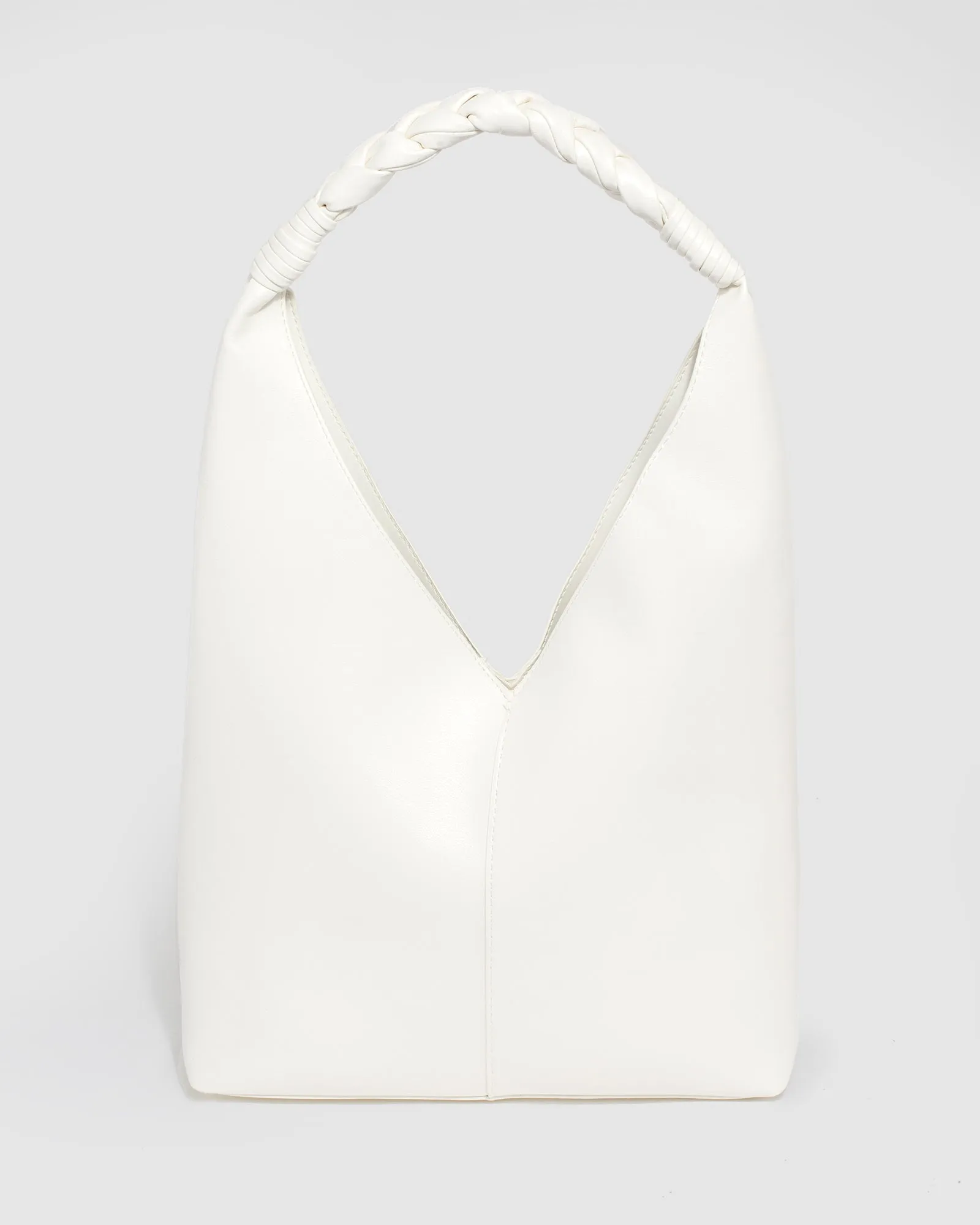 White Ophelia Slouch Bag sold by Collete Hayman