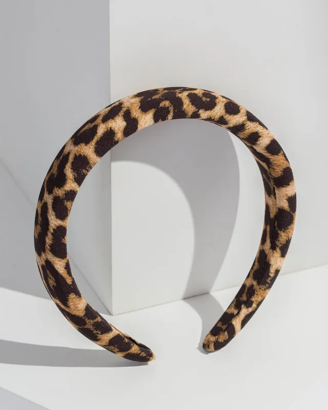 Fabric Leopard Print Headband sold by Collete Hayman