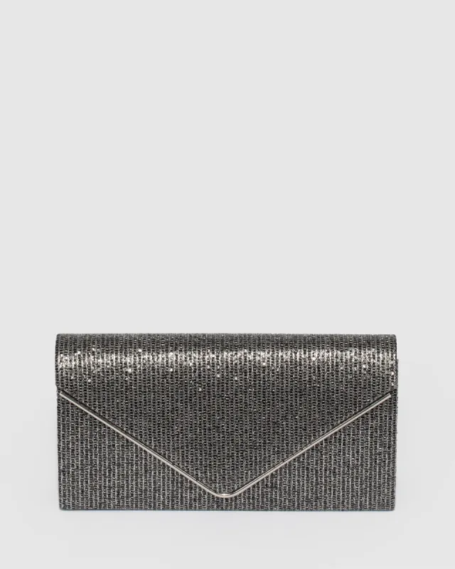 Grey Sammie Clutch Bag sold by Collete Hayman