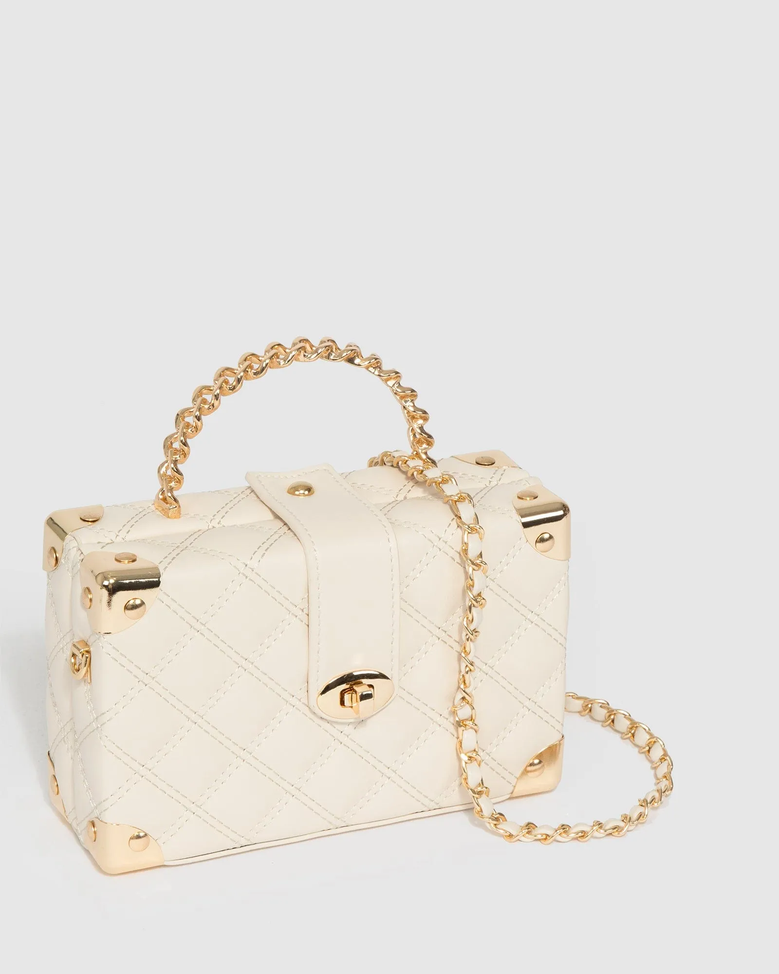 Ivory Kendal Chain Handle Trunk Bag sold by Collete Hayman product image thumbnail 3