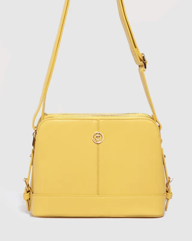 Yellow Joanna Strap Crossbody Bag sold by Collete Hayman