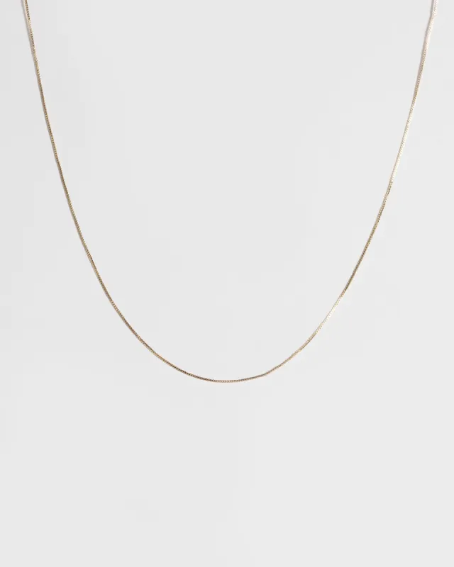 Gold Plated Fine Chain Necklace sold by Collete Hayman