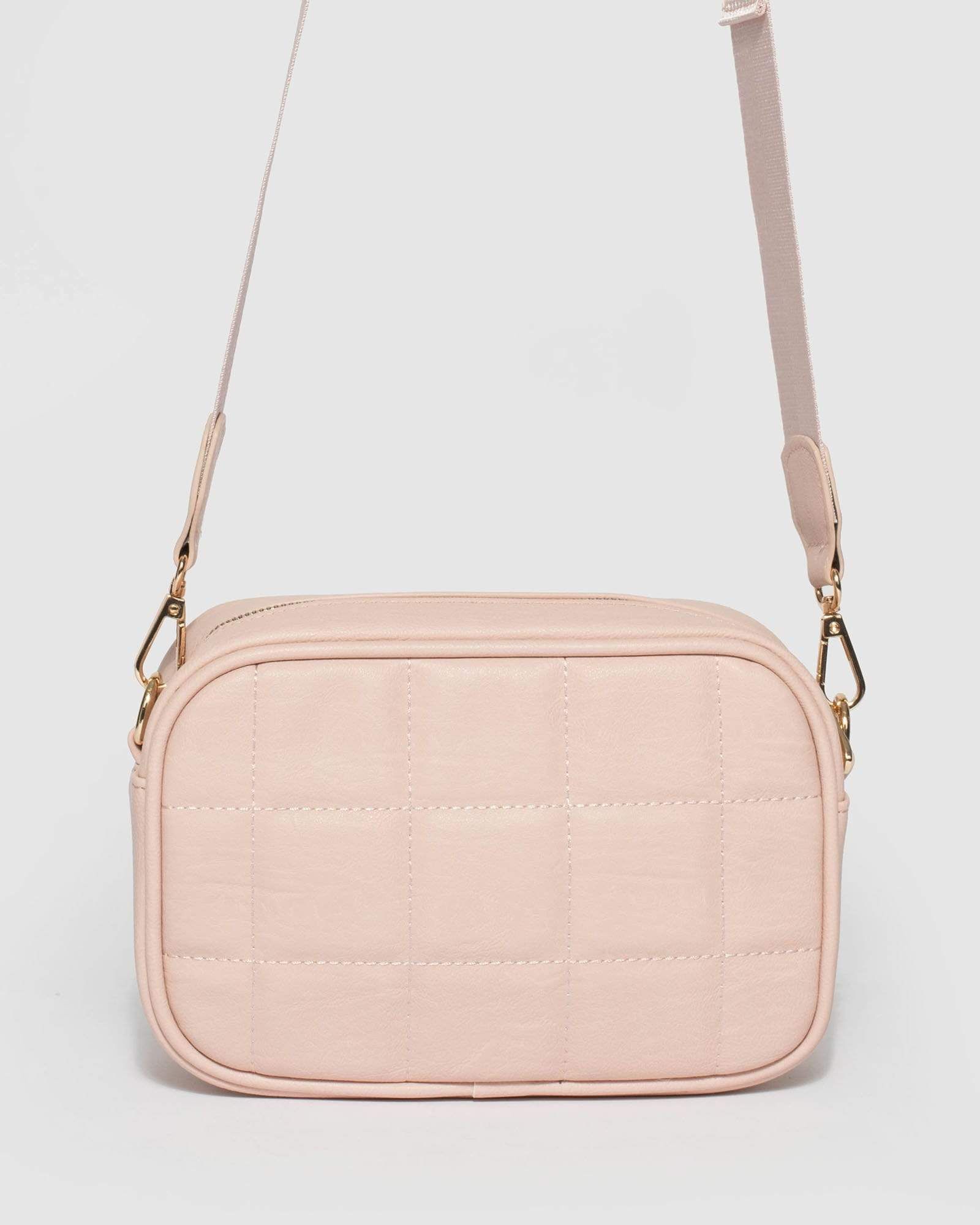 Pink Quilted Crossbody Bag sold by Collete Hayman
