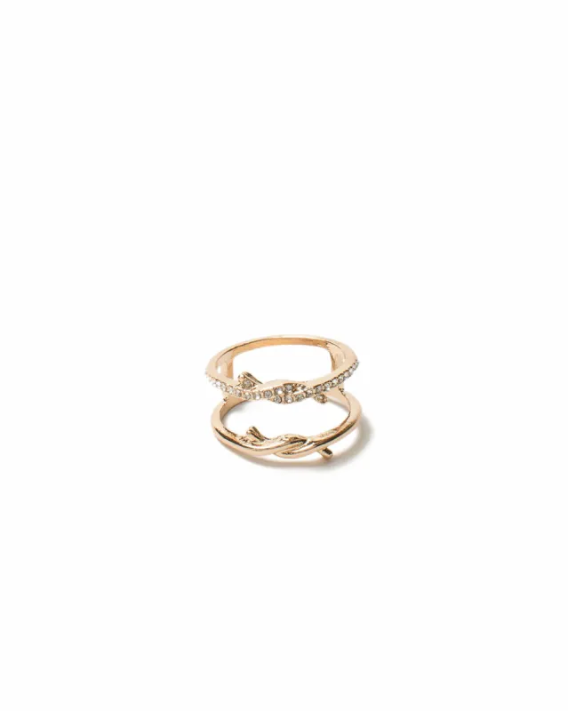 Twist Double Band Ring - Medium sold by Collete Hayman