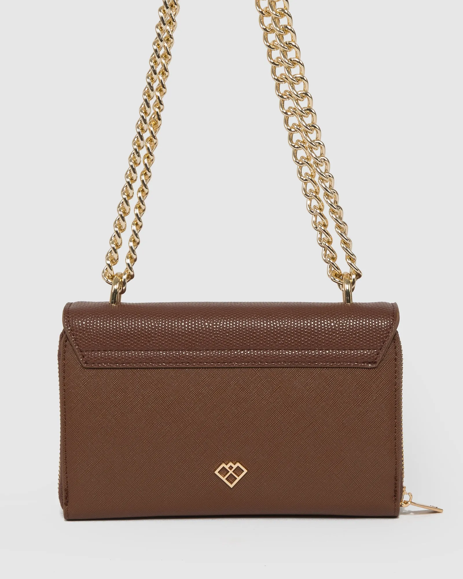 Brown Harper Chain Crossbody Bag sold by Collete Hayman product image thumbnail 5