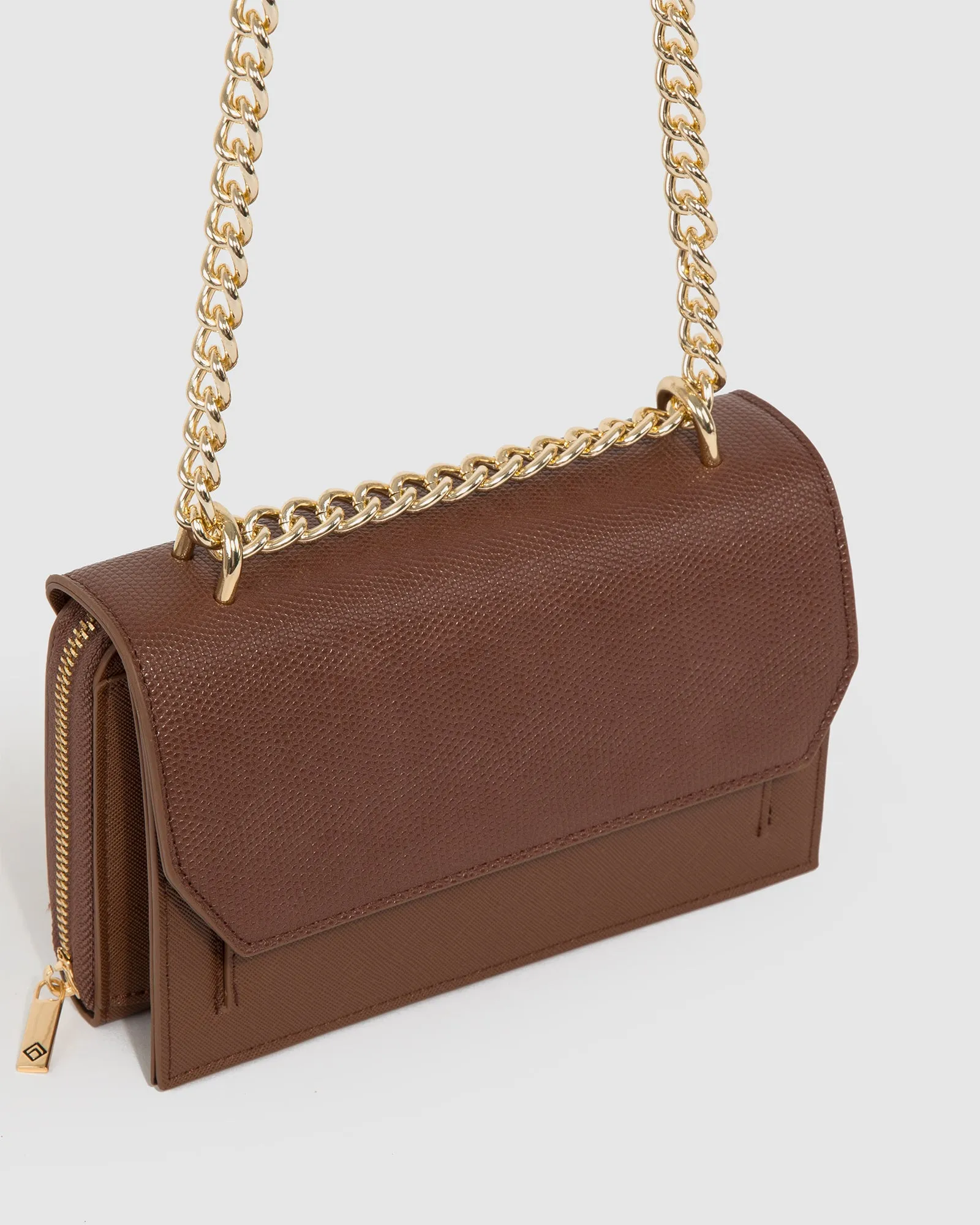 Brown Harper Chain Crossbody Bag sold by Collete Hayman product image thumbnail 2
