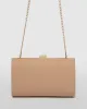 Natural Liv Hardcase Clutch Bag sold by Collete Hayman
