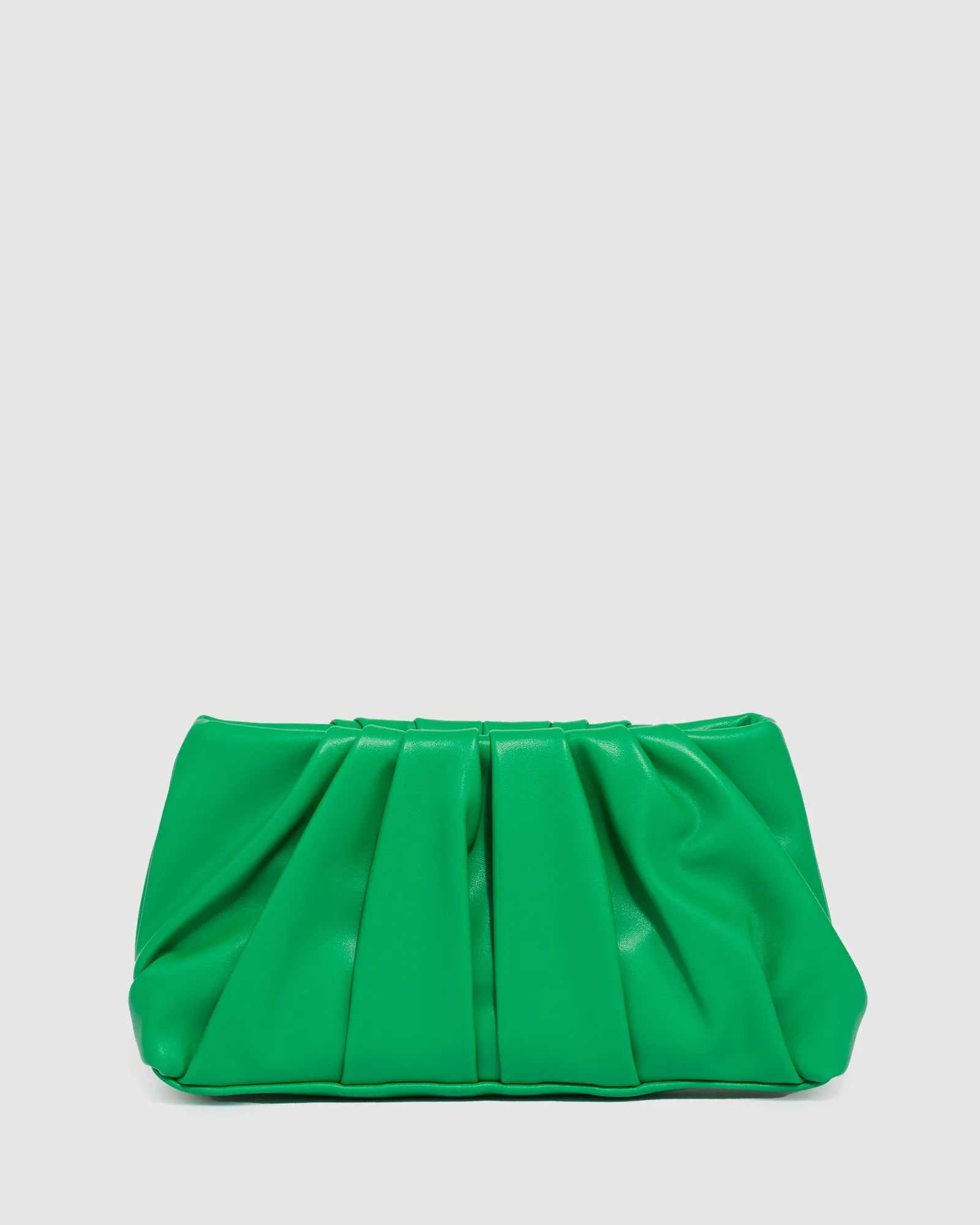 Green Lucy Pouch Clutch Bag sold by Collete Hayman