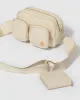 Ivory Amalia Double Pocket Crossbody Bag sold by Collete Hayman