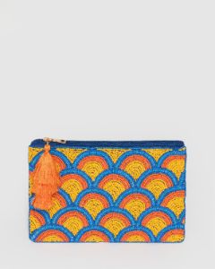 Multi Colour Sarah Beaded Clutch Bag sold by Collete Hayman