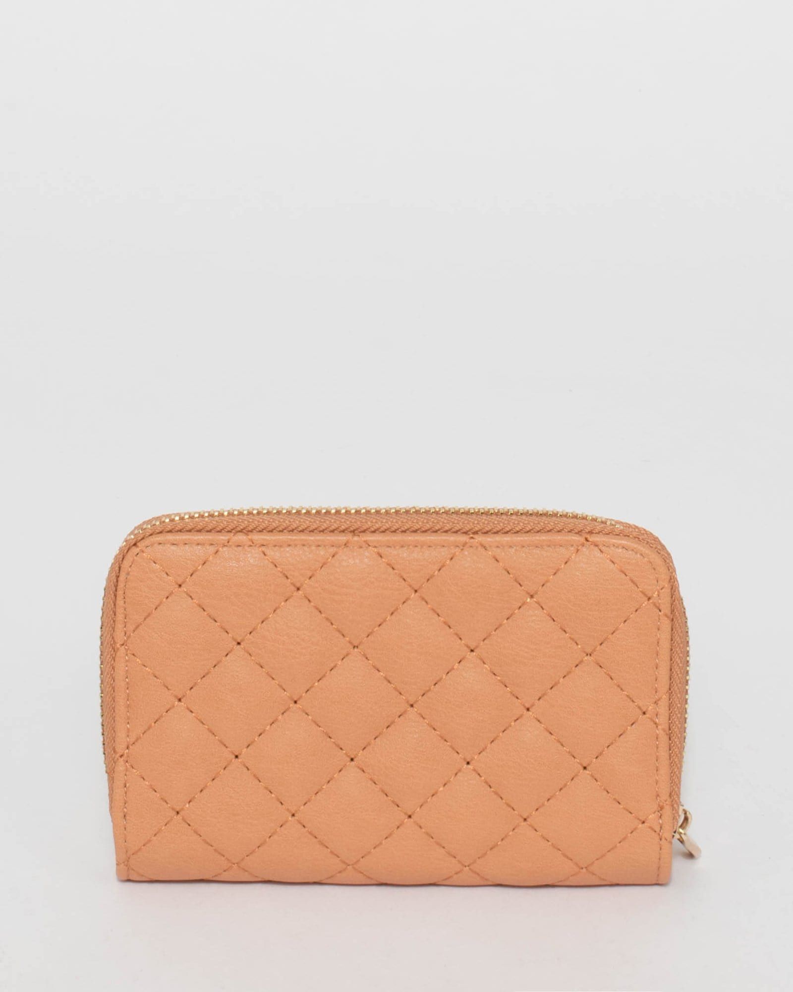Caramel Tiana Quilt Wallet sold by Collete Hayman product image thumbnail 4