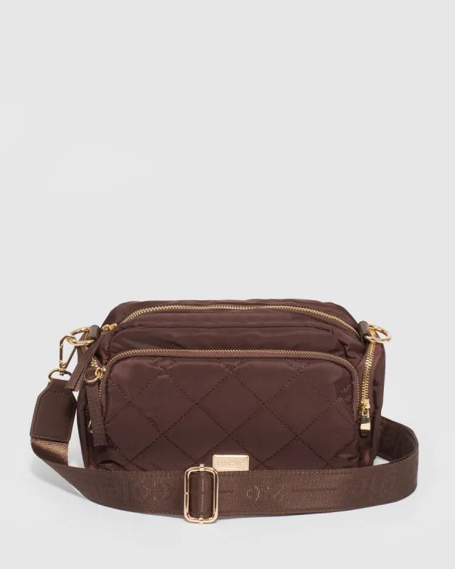 Brown Harper Nylon Crossbody Bag sold by Collete Hayman