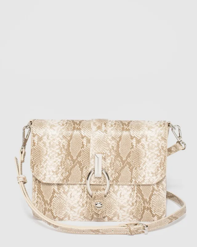 Snake Print Elissa Crossbody Bag sold by Collete Hayman