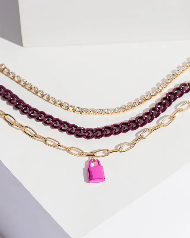 Pink Padlock Bracelet Pack sold by Collete Hayman