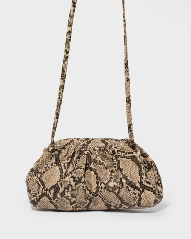 Python Rosie Pouch Crossbody Bag sold by Collete Hayman