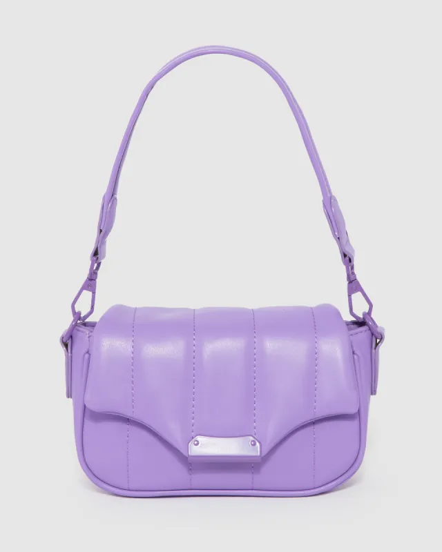 Purple Luna Quilt Crossbody Bag sold by Collete Hayman