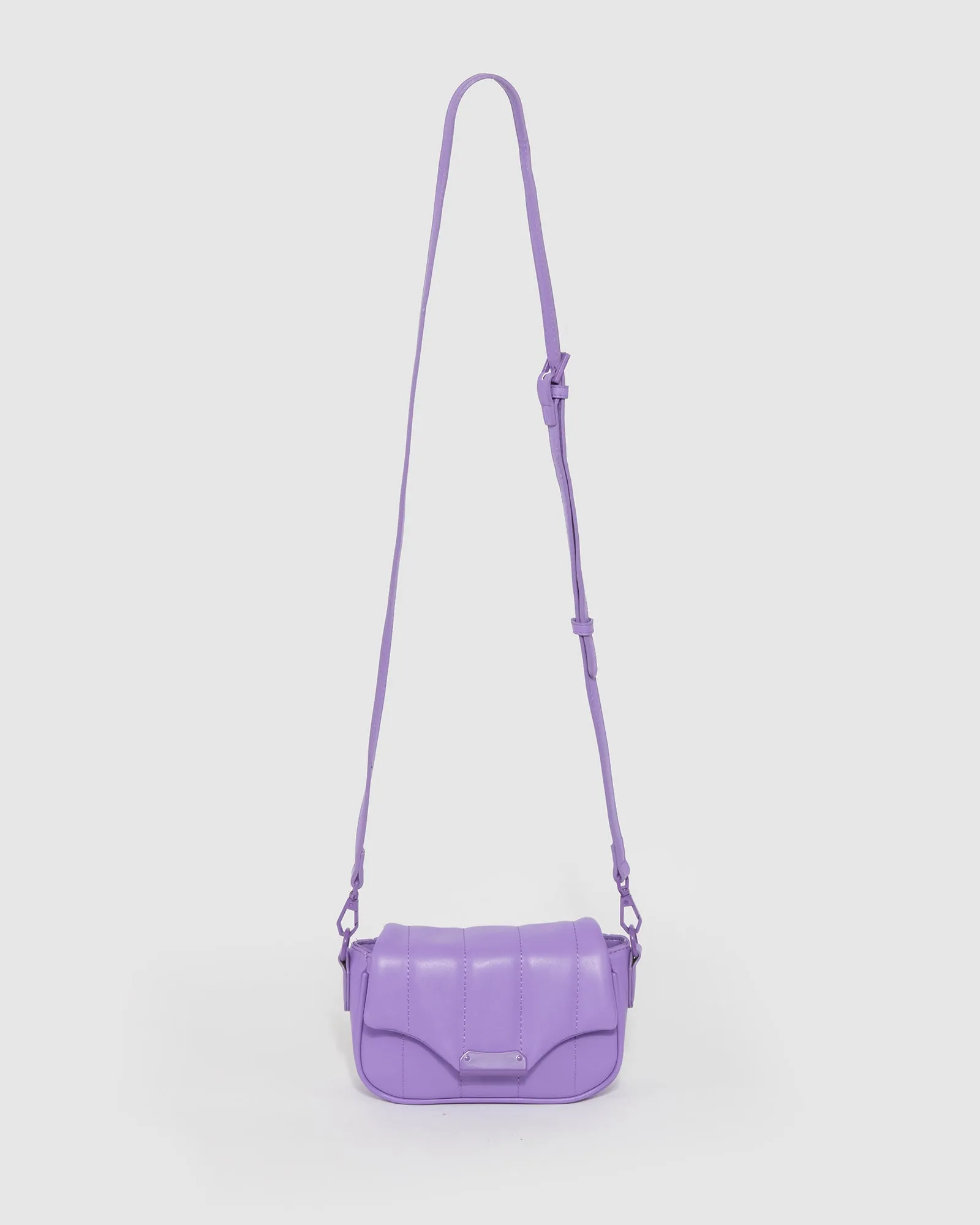 Purple Luna Quilt Crossbody Bag sold by Collete Hayman product image thumbnail 3