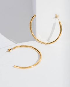 Gold 45mm Hoop Earrings sold by Collete Hayman
