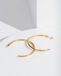 Gold 45mm Hoop Earrings sold by Collete Hayman
